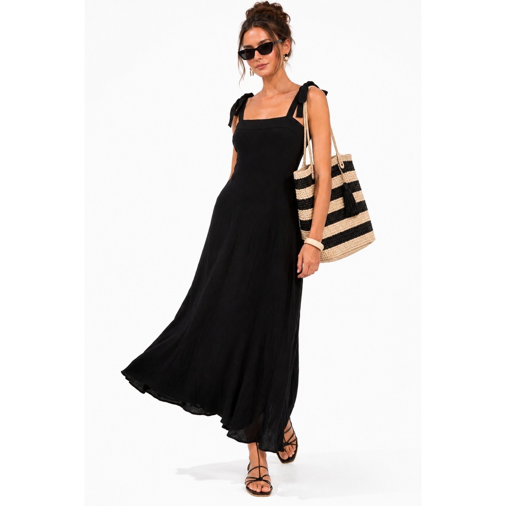 Women's Cover up Dress by 1.STATE  Maxi Black Size L New With Tags